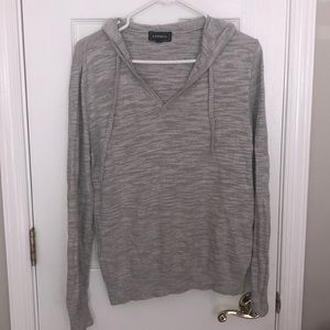 Grey v-neck sweater